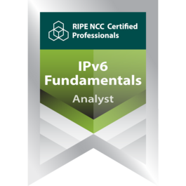 RIPE NCC Certified Professional IPv6 Fundamentals Analyst